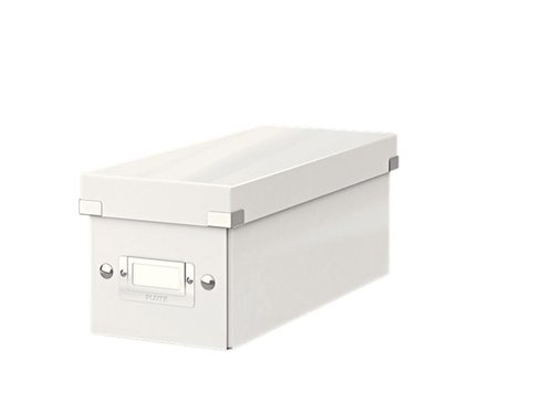 Leitz Caja de almacenamiento Click & Store para CDs, Blanco Leitz Caja de almacenamiento Click & Store para CDs, Blanco
