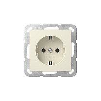 GIRA 446601 Enchufe Schuko Color Crema Brillante