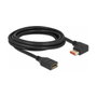 DeLOCK Cable de extensión DisplayPort macho 90° izquierda a hembra 8K 60 Hz 3 m