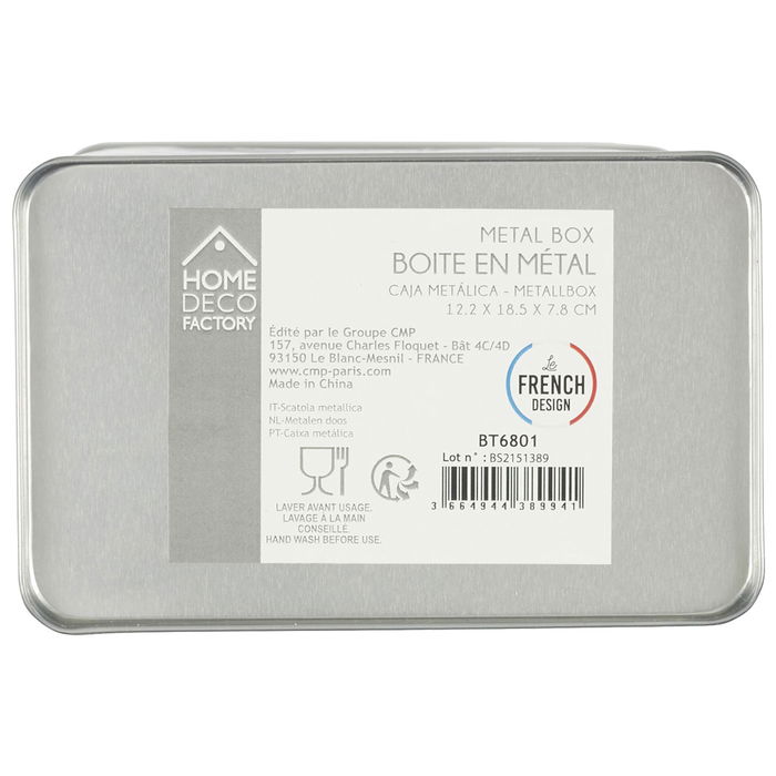 Home Deco Factory Bote Metal Riz Colección Industriel Brooklyn Home Deco Factory