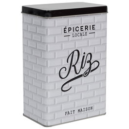 Home Deco Factory Bote Metal Riz Colección Industriel Brooklyn Home Deco Factory