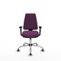 PIQUERAS Y CRESPO Silla de oficina Elche Morada con Brazos 1D