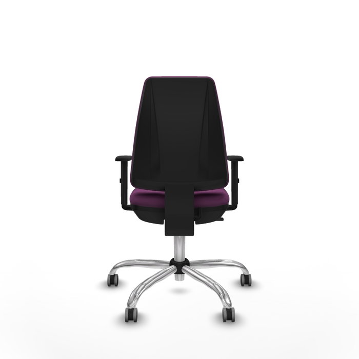 PIQUERAS Y CRESPO Silla de oficina Elche Morada con Brazos 1D