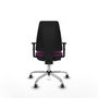 PIQUERAS Y CRESPO Silla de oficina Elche Morada con Brazos 1D