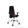 PIQUERAS Y CRESPO Silla de oficina Elche Morada con Brazos 1D