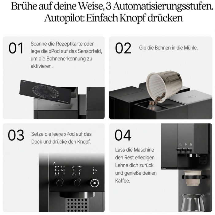 xBloom Studio White The Ultimate Coffee Machine
