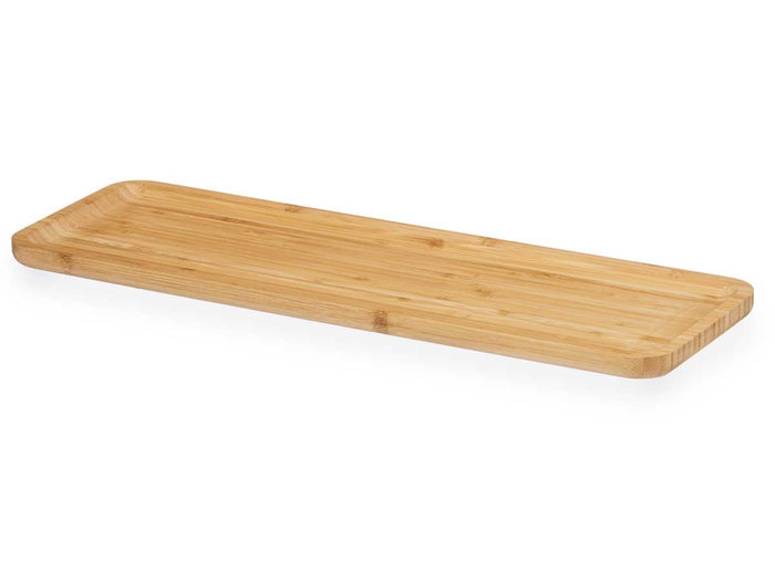 Kinvara Tabla de Bambú Rectangular para Aperitivo 46x15 cm, Marrón Kinvara Tabla de Bambú Rectangular para Aperitivo 46x15 cm, Marrón