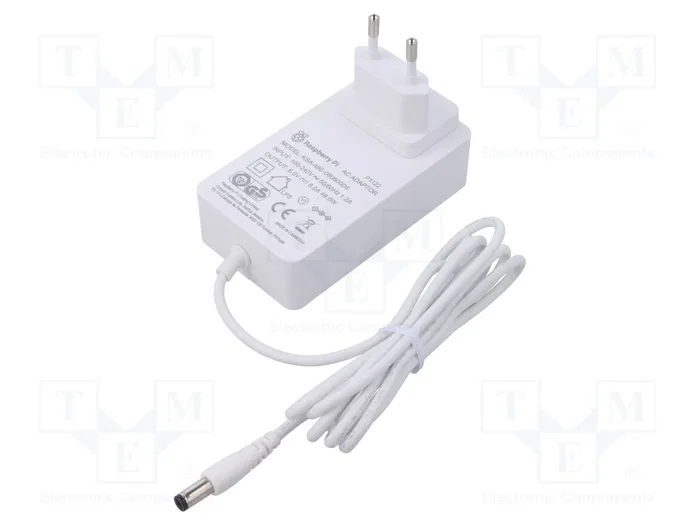 RASPBERRY PI Alimentador Blanco 8V DC 6A RASPBERRY PI Alimentador Blanco 8V DC 6A