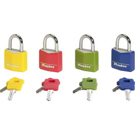 Master Lock Candado de Aluminio 30mm Colores Surtidos