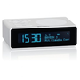 Despertador Roadstar CLR-290D/ Radio FM/ Puerto de carga USB/ Blanco