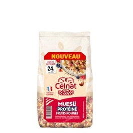 CELNAT Muesli Proteína Frutos Rojos Celnat Bio 375g