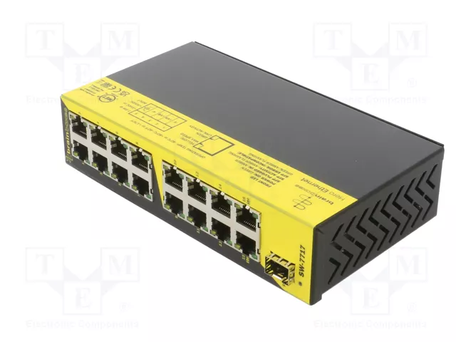 BRAINBOXES SW-7717 Switch Ethernet no administrado de redes industriales