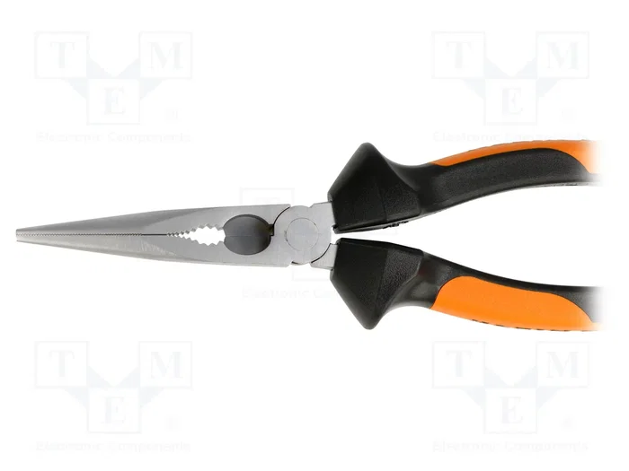 Klein Tools Alicates de punta de aguja con aislamiento de 200 mm Klein Tools Alicates de punta de aguja con aislamiento de 200 mm