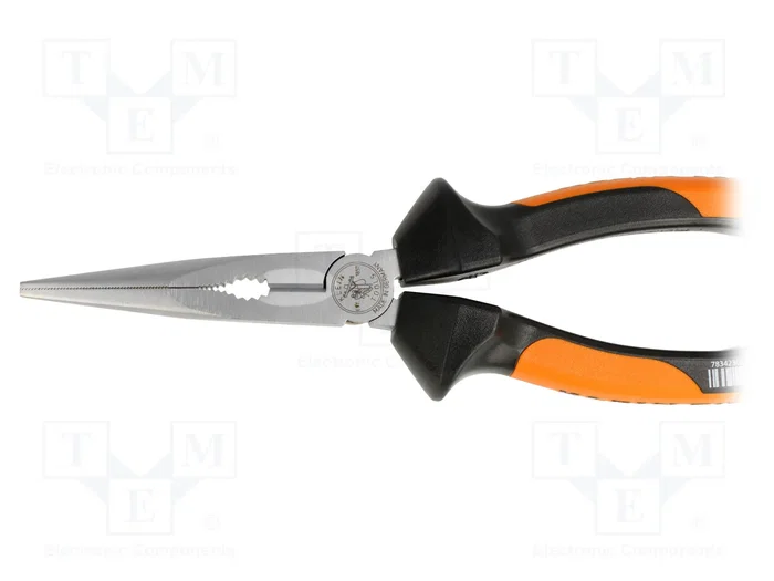 Klein Tools Alicates de punta de aguja con aislamiento de 200 mm Klein Tools Alicates de punta de aguja con aislamiento de 200 mm