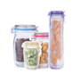 Quttin Set de 6 Bolsas de Alimentos Reutilizables 10,5 x 5,4 x 15 cm (36 Unidades)