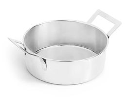 Kinvara Cazuela Aperitivo 400 ml Plata Metal 17x6x12cm (Set de 24)