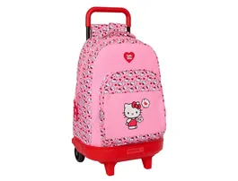 Safta Mochila Grande con Ruedas Compact Extraíble Hello Kitty 450x330x220 mm