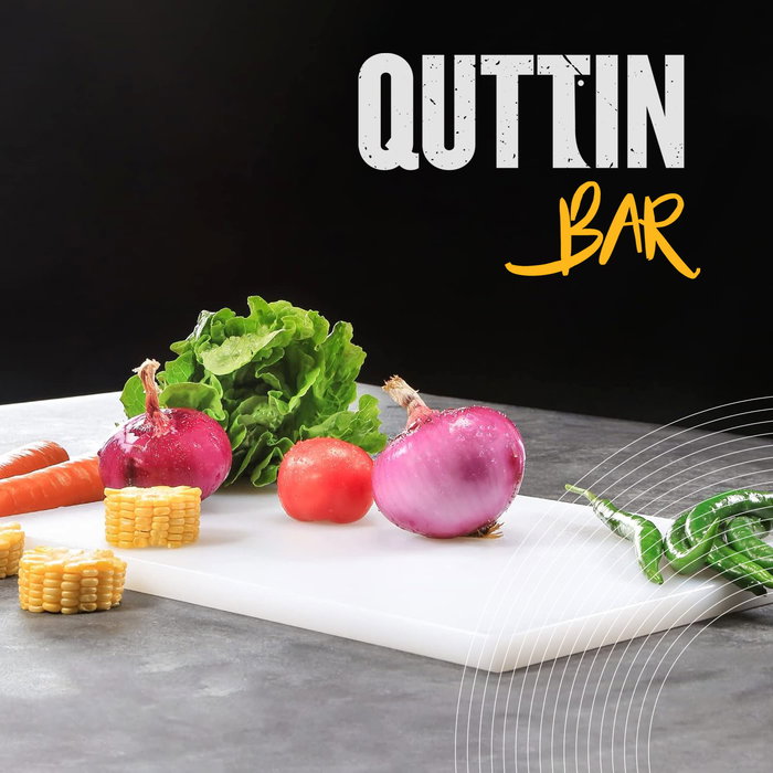 My Bar Tabla de Cortar Blanca para Bar 40.1 x 30 x 2.5 cm (6 Unidades)