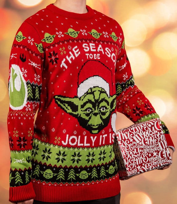 AAA Merchandise Star Wars Sudadera navideña Yoda Talla L