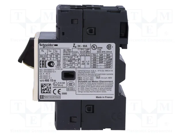 SCHNEIDER ELECTRIC GV2ME32 Interruptor motorizado 15kW 230÷690VAC