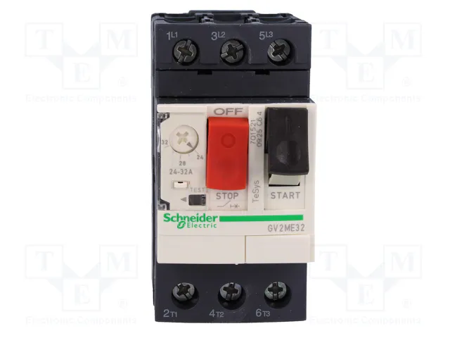 SCHNEIDER ELECTRIC GV2ME32 Interruptor motorizado 15kW 230÷690VAC
