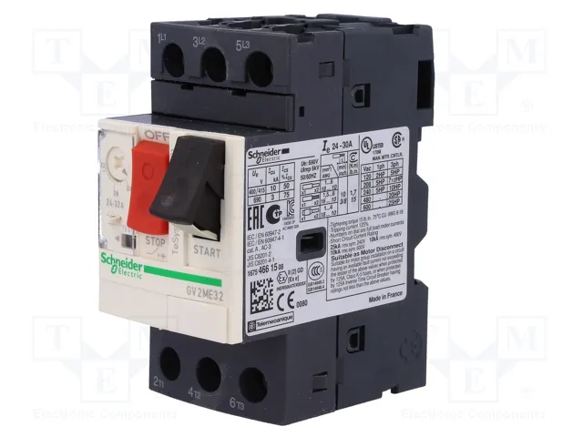 SCHNEIDER ELECTRIC GV2ME32 Interruptor motorizado 15kW 230÷690VAC