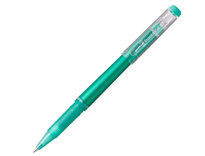 Uniball UF-222 Rotulador Roller Tinta Gel Borrable 0,7 mm Verde