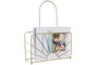 Revistero Glam DKD Home Decor Dorado 11 x 41 x 32 cm (2 Unidades)