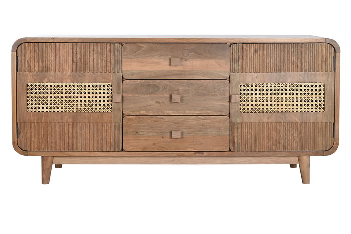 DKD Home Decor Buffet Balinés Natural Madera Jamun 160 x 38 x 75 cm