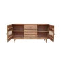 DKD Home Decor Buffet de Madera Jamun Natural 160x38x75