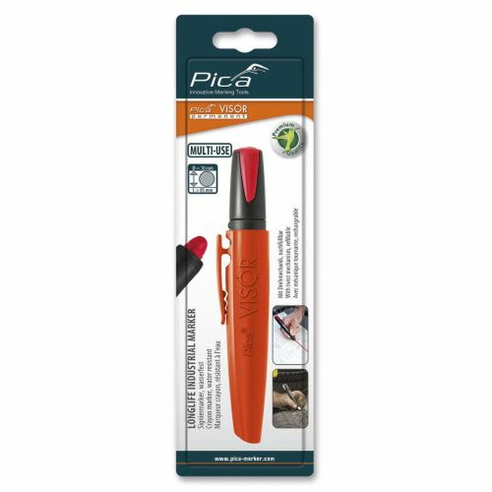 Pica VISOR Marcador Permanente Rojo SB Pica VISOR Marcador Permanente Rojo SB