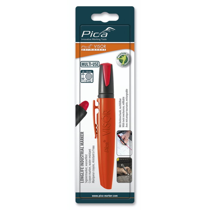 Pica VISOR Marcador Permanente Rojo SB Pica VISOR Marcador Permanente Rojo SB