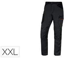 Deltaplus M2PA3STR Pantalones Ajusted Stretch Talla XXL Azul Marino/Naranja