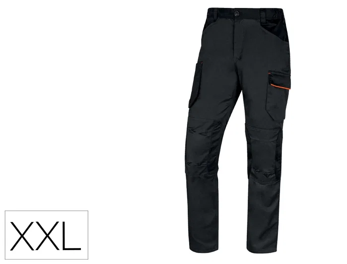 Deltaplus M2PA3STR Pantalones Ajusted Stretch Talla XXL Azul Marino/Naranja Deltaplus M2PA3STR Pantalones Ajusted Stretch Talla XXL Azul Marino/Naranja