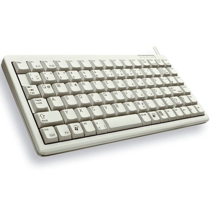 Cherry G84 - 4100 Teclado USB Blanco Compacto Ultraplano para PC y Portátiles