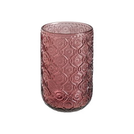 Ixia Vaso Rosa Cristal Decoración 400ml