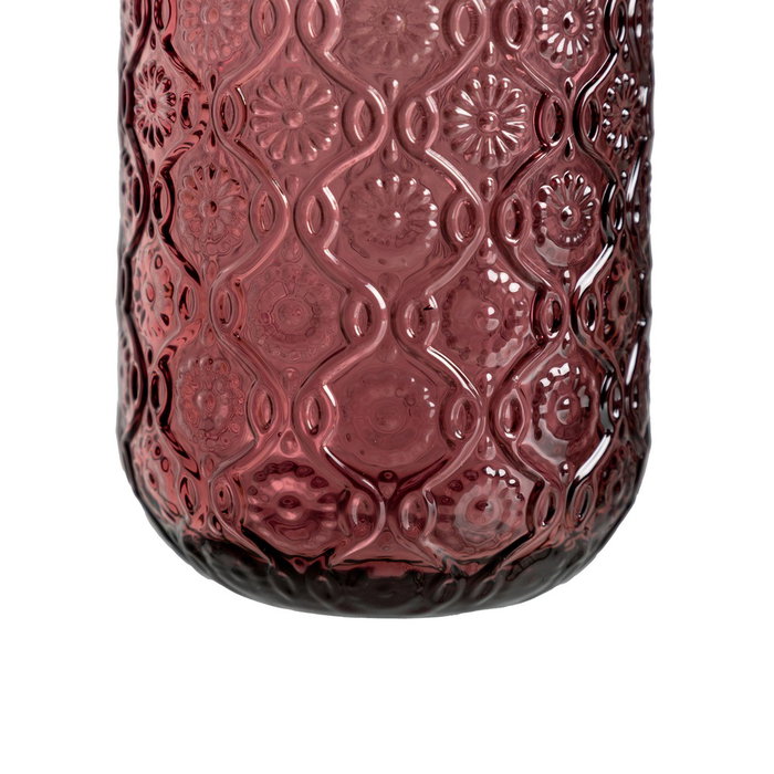 Ixia Vaso Rosa Cristal Decoración 400ml