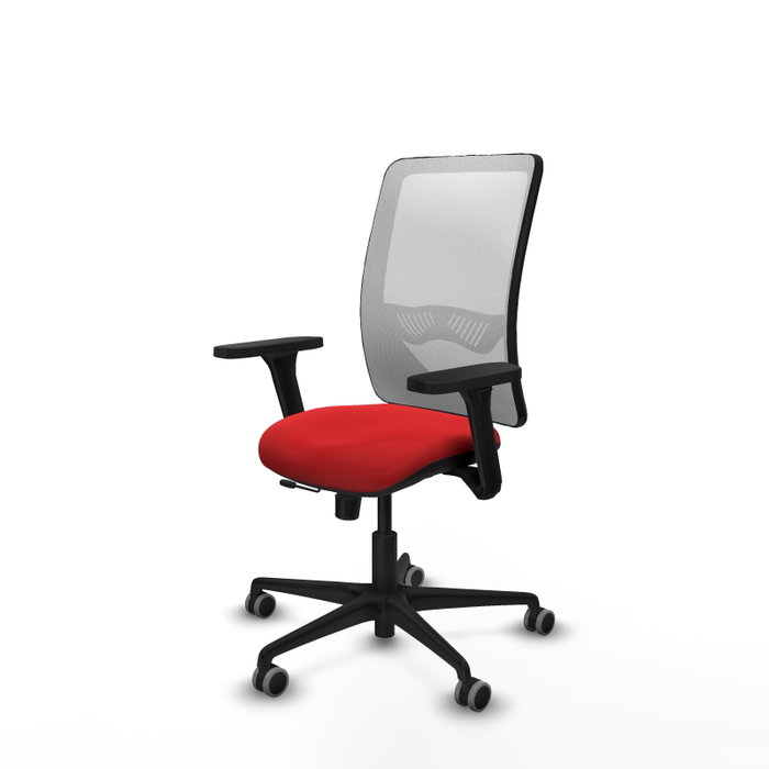 PIQUERAS Y CRESPO Silla de oficina Zulema con mecanismo Sincro/Traslack, Rojo y Blanco PIQUERAS Y CRESPO Silla de oficina Zulema con mecanismo Sincro/Traslack, Rojo y Blanco