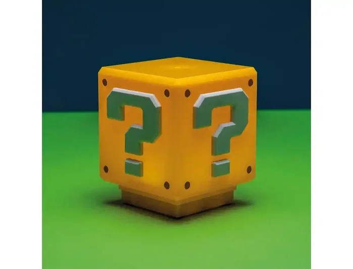 Paladone Super Mario Mini Question Block con sonido de 8 cm Paladone Super Mario Mini Question Block con sonido de 8 cm