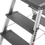 Hailo Master D70 Escalera de tijera doble cara