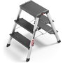 Hailo Master D70 Escalera de tijera doble cara