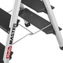 Hailo Master D70 Escalera de tijera doble cara