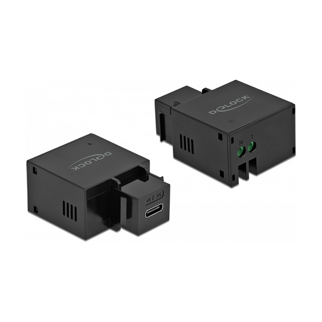 DeLOCK Módulo Keystone con puerto de carga USB Type-C negro DeLOCK Módulo Keystone con puerto de carga USB Type-C negro