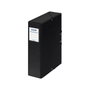 Dohe Caja de Proyectos de Cartón Forrado Negro 245x350x90 mm