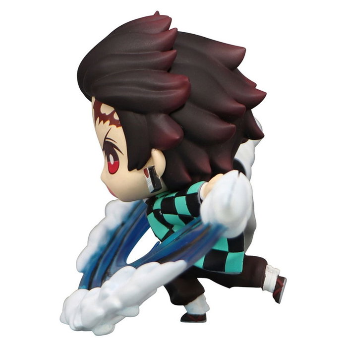 Good Smile Company Figura Tanjiro Kamado Kimetsu no Yaiba Hikkake PVC 7 cm Articulada con Base y Complementos