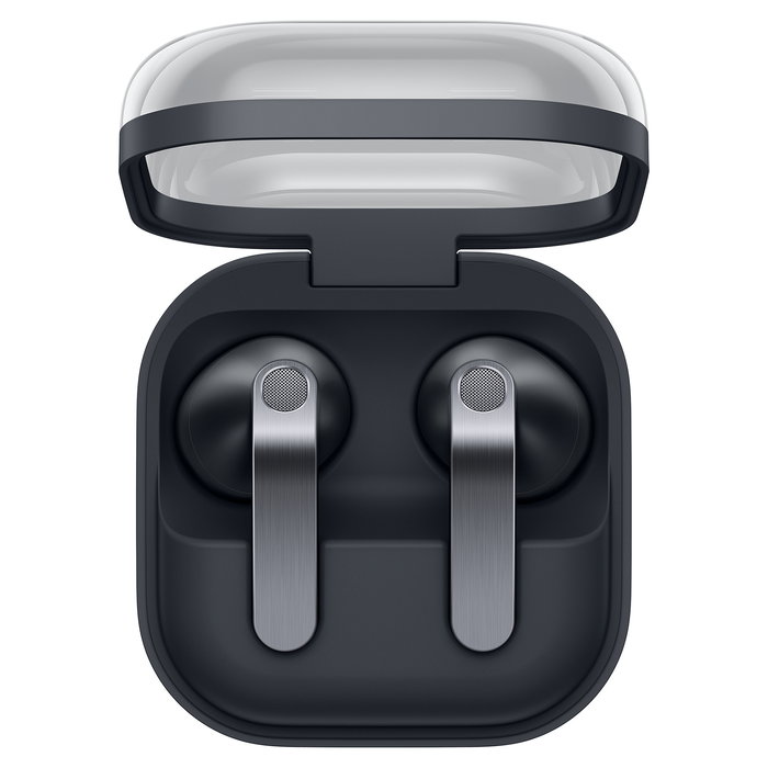 Samsung Galaxy Buds4 Auriculares Inalambricos Bluetooth 6.1 con Estuche de Carga, Reduccion de Ruido Activa (ANC), Audio 360, Color Negro, Modelo SM-R540