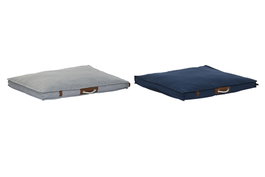 DKD Home Decor Cama para Mascota Azul Marino Gris Claro 68 x 10 x 88 cm (2 Unidades)