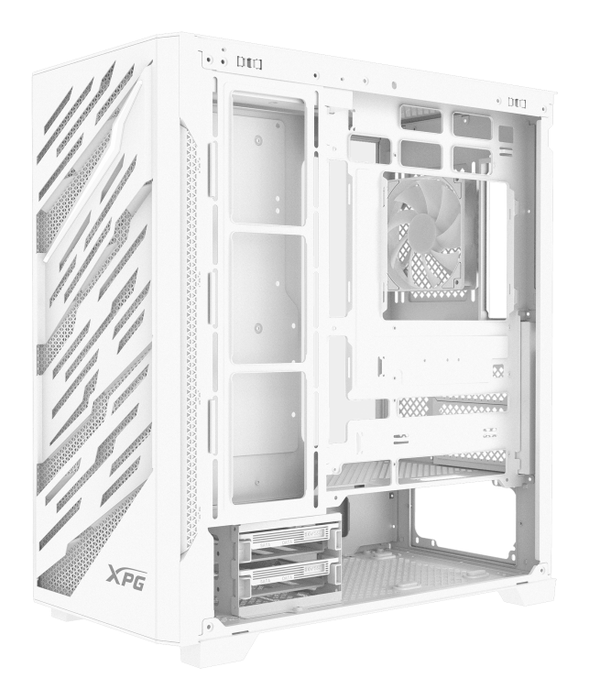 XPG STARKER AIR BTF Midi Tower Blanco para PC Gaming con Panel de Vidrio Templado