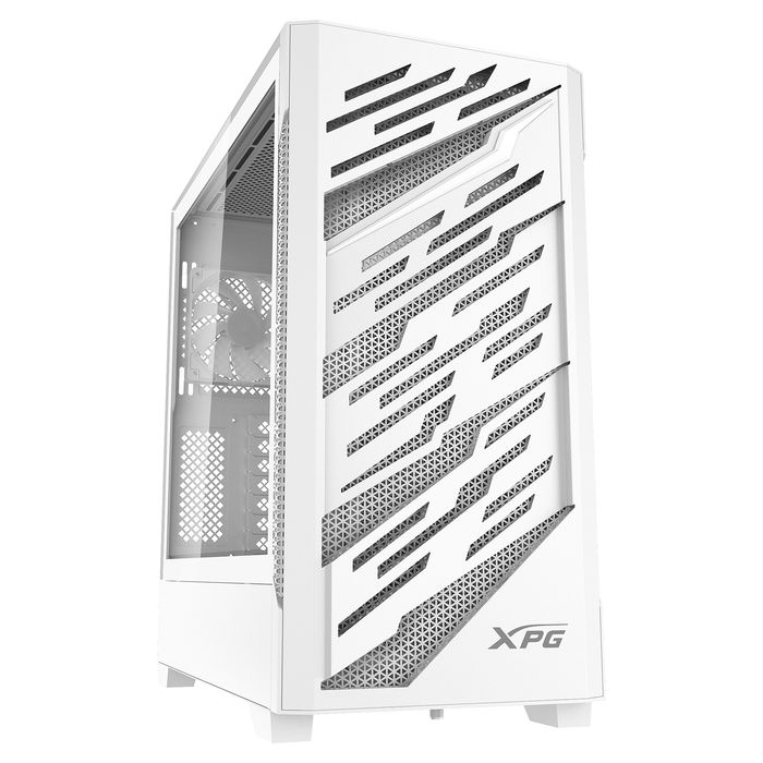 ADATA Starker Air BTF E ATX Midi Tower Blanca 4x120mm ARGB USB C - Torre Media para PC Gaming con Ventana y Panel de Vidrio Templado