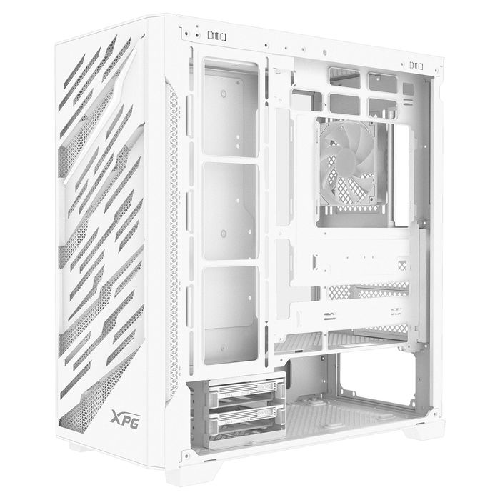 ADATA Starker Air BTF E ATX Midi Tower Blanca 4x120mm ARGB USB C - Torre Media para PC Gaming con Ventana y Panel de Vidrio Templado